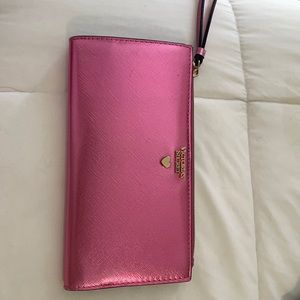 Pink Victoria Secret wallet/clutch